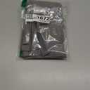 Deconovo Valances for Windows, Kitchen Valance for Window Topper, Scalloped Room Darkeing Small Curtain for Living Room Bedroom, Rod Pocket, Machine Washable, 52x18 Inch, 1 Panel, Light Grey