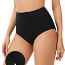 OVRUNS Camel Toe Bikini Bottoms High Waisted Swimsuit Bottom Tummy Control Waterproof UPF 50+ Bathing Suit for Women XL