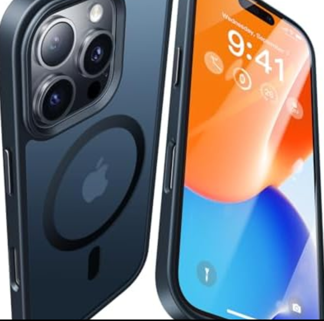 Pack of 2 Opxyl Magnetic for iPhone 16 Pro Case Compatible with MagSafe, [16FT Drop Protection] Shockproof iPhone 16 Pro Phone Case for MagSafe Wallet Sleeve, Magnetic Car Holder, Magnetic Charger, Black