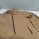 QTE Lightweight Jackets for Men Casual Windbreaker Stylish Light Fall Spring Golf Work Dress Business Coat M