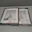 upsimples 11x14 Picture Frame, Display Pictures 8x10 with Mat or 11 x 14 Without, Wall Hanging Photo Frames, Brown, 2 Pack