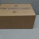 DII, Collapsible Variegated Polyester Storage Bin with Cotton Handles Large Round Cream