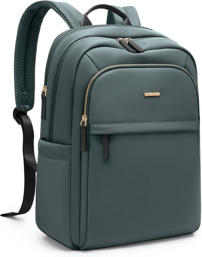 Travel Backpack for Women Personal Carry On Bag Business Weekender Hiking Multilayer Laptop Bag,16 Inch,DarkGreen