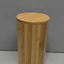 Willinglong Refillable Wet Wipes Dispenser Disinfecting Wipe Container with Magnetic Lid Stylish Decorative Bamboo Holder for Bathroom Kitchen Countertop Home Office Storage Cleaning(Natural)