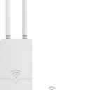 Outdoor Starlink WiFi Extender for Starlink Gen 3 Router, 300Mbps Starlink Signal/WiFi Repeater, 0.3KM Signal Coverage, IP65 Waterproof, Up to 56 Devices for Farm/Yard/RV/Campsite White