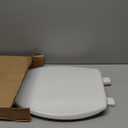 Bemis 70 Durable Plastic Toilet Seat, Round, White