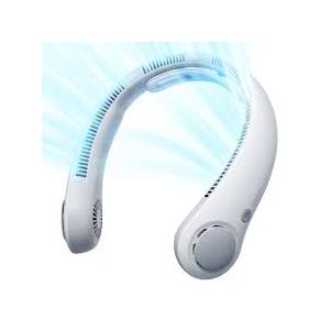 4-Speed Wearable Neck Fan, 360¬∞ Cooling, Quiet, USB, 5200mAh Batter