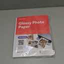 Glossy Photo Paper For Printer 8.5 x 11" - (100 Sheets) - Works with Inkjet Printer, Easy to Use, Premium Picture Paper