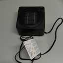 Gaiatop Mini Space Heater, Lightweight PTC Ceramic Fast Heating 500W Energy Efficient for Indoor Use, Overheating & 45 Tip-Over Protection, Portable Desk Electric Heaters for Office Home Black