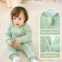 Unnivoll Baby Winter Clothes Cotton Baby Snowsuit for Boys Girls Long Sleeve Onesie Hooded Romper Newborn Jumpsuit Outfits