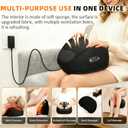 Shiatsu Neck Massager Pillow with Heat, 20 Nodes Deep Tissue Kneading Massage for Pain Relief, Back Shoulder Relaxation, Electric Cervical Support Pillow, Ideal Wellness Gift for Men Women