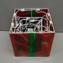 JOIEDOMI Set of 3 Christmas Lighted Gift Boxes Valentine's Day Decorations, Star Pre-lit Present Boxes for Christams Tree, Yard, Home,Gift Box Decorations