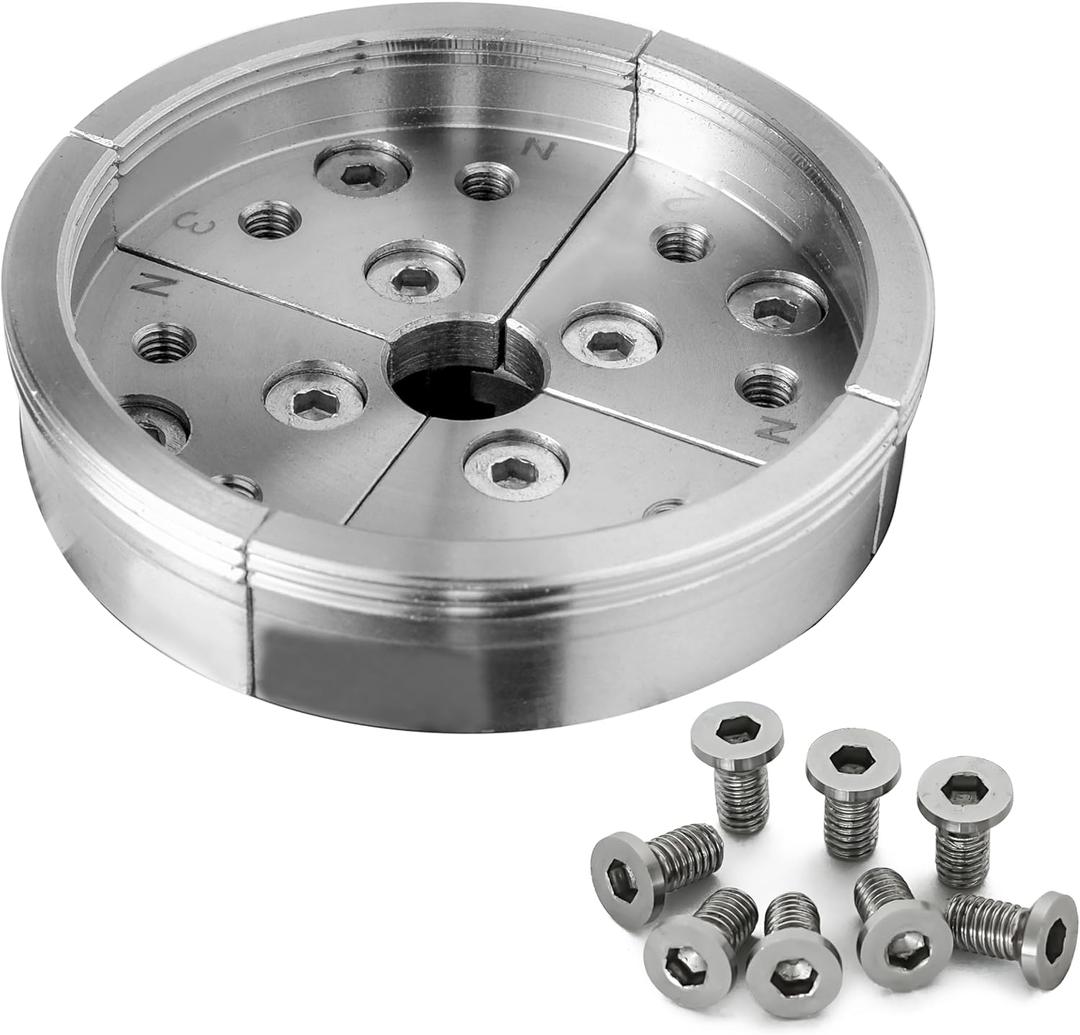 NCK-3.75Z-WJ Wide Jaws for BMWOOD NCK Series Woodworking Woodturning Lathe Chuck, Compatible with the chucks: SuperNOVA2, G3 Nova, Robert Sorby Patriot, Record Power SC3, Record Power SC4.