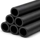 Pangda 6 Pcs Carbon Fiber Rod 6 x 4 x 1000mm Rod Black Round 6mm Hollow Matte Pole Tubing for Rc Airplane Repair DIY Craft Kite Model Remote-Controlled Airplanes Drones Project