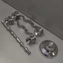 Deco 79 Aluminum Metal Candelabra, 10" x 10" x 23", Silver