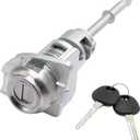 Front Driver Side Power Door Lock Cylinder Compatible with Hyundai Elantra 2017-2020 Replace 81970-F0000 Left Side Tumbler Cylinder with 2 Keys