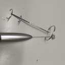 SimpleTaste Electric Milk Frother, Handheld Milk Frother with 2 Batteries and Stainless Steel Base, Manual Milk Frother with Electric Strong Motor, Milk Frother (Silver)