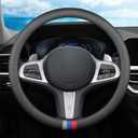 XHRING Car Steering Wheel Cover for BMW X5 X3 X7 3 5 Series 328i 528i 535i 530i 540i 320i X1 X2 X4 X6 1 2 4 6 7 8 M2 M3 M4 M5 M6 M8 Series e90 e60 f30 330i e46 i3 335i 325i Accessories, 2025 Leather