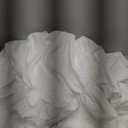 Bed Skirt Queen Size Ruffled Bed Skirt with Split Corners, 18 Inch Drop Dust Ruffle Bed Skirt with Platform, Ivory, Queen Size