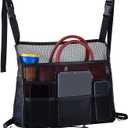 Eing Car Seat Back Organizer - Large Capacity Storage for Purses, Handbags & Kids' Items - Black