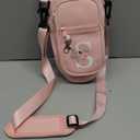 Initial Water Bottle Holder with Strap for Stanley 40 oz Tumbler/Simple Modern 40 oz Tumbler,Water Bottle Carrier Bag with Strap,Personalized S Phone Pocket for Stanley Cup Accessories