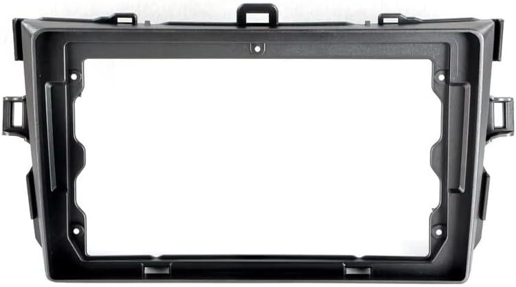 YuYue Electronic 9 Inch Car Fascia Trim Kit for Toyota Corolla/Altis 2009-2013 /Altis Feilder2008-2010 Double Din DVD Frame Fascias Audio Fitting Adaptor Panel in-DashGrey