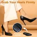 Heel Grips for Womens Shoes, Heel Pads for Shoes Too Big, Inserts for Prevent Slipping and Rubbing Blister, Gel Heel Protectors (with Shoe Horn)