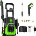 Electric Pressure Washer, 4000PSI 2.8GPM Power Washer, 3-in-1 Self-Priming High Pressure Washer, for Cars, DeckGreen
