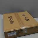 Capslpad Wood Beaded Flush Mount Ceiling Light Antique Rustic Mini Chandelier 3-Light White Boho Light Fixture for Dining Room,Nursery Room,Bedroom,Girl Room,Hallway,Entryway,Passway