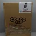 Cosco Kids Highchair for Baby, Simple Foldable High Chair, Convenient, Lightweight, and Compact Design, Elephant Squares