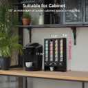 LifeMoreasy K Cup Holder Creative Coffee Pods Storage Stand Vending-Style K Pod Dispenser K Cup Organizer for 28 Pods