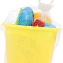 ORFOFE Sand with Bright Colors Plastic Beach Buckets and Shovels for Outdoor Summer Fun for Boys and Playing in Sand Park Backyard and Beach Activities Random Color