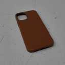 Apple iPhone 12 and iPhone 12 Pro Leather Case with Magsafe - Saddle Brown