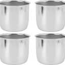 4pcs Carbon Steel Wheel Center Caps Set, Push Through Installation 4.25in Wheel Center Caps Hub Covers for Truck Trailer RV SUV Wheels Rims