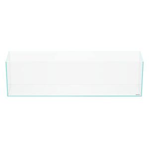 LANDEN 90L 10.8 Gal Rimless Low Iron Aquarium Long Fish Tank, Bookshelf Aquarium, W35.4×D7.87×H9.84 in(90x20x25cm) 6mm Thickness with Black Nano Foam Leveling mat Included