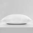 Pillow Designed for Neck Pain Relief, Provide Strong Support for Stomach & Side Sleepers, 20in x 26in, White