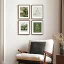 Aglcatie Green Christian Wall Art Poster Set of 6 Bible Verse Wall Decor Pictures Jesus Lamb Scripture Floral Canvas Prints Posters Religious Aesthetic Painting for Bedroom Bathroom 8x10in Unframed