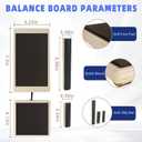 2 x Ankle Foot Strengthener for Ankle Mobility,Single Leg Ankle Balance Board for Sprained,Balance Training,Physical Therapy,Posture Correction,Stability Exercises,Home Gym Equipment Fitness Axis Board