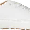 Amazon Essentials Womens Comfortable Lace Up Sneakers (10.5, White)