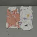 ANWA 2 Pack Cat Recovery Suit - Breathable Cat Onesie for Cats After Surgery Female, Kitten Surgery Recovery Suit Female Abdominal Wounds (Medium)