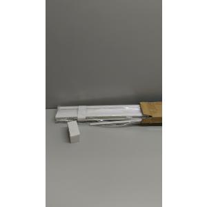 100% Privacy L-Shaped Blades Mini Blinds for Indoor Windows 1" Vinyl Cordless Window Blinds for Home, for Window Size 29" W  36" H (Blinds Size 28 5/8" W  36" H) White