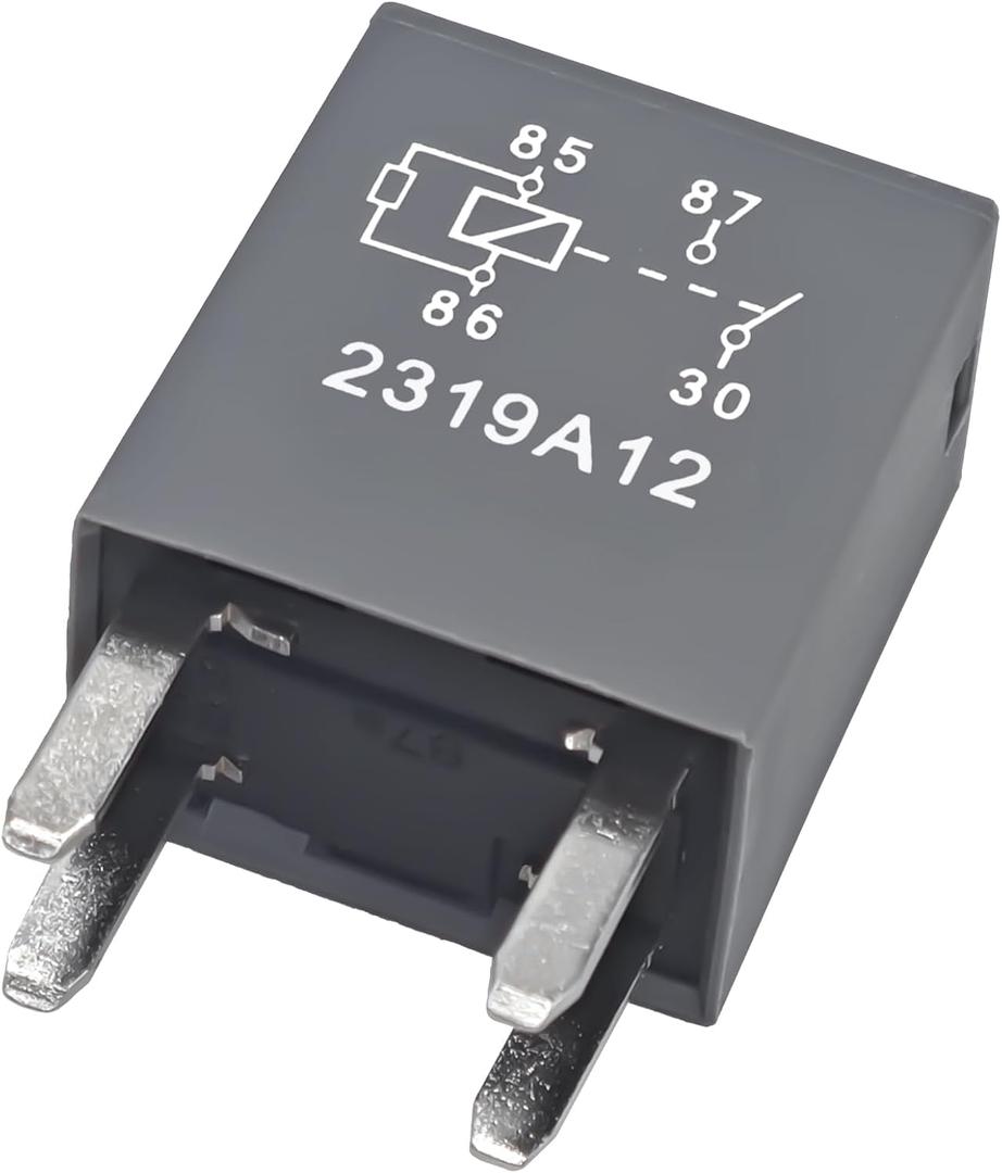 Relay 15328866 (Set of 1) 12VDC 20A 4-Pin High-Power SPDT Relay Multi-Use Replacement for GM, GMC, Buick, Chevy Trucks & Cars