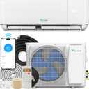 YITAHOME 12000 BTU Mini Split Air Conditioner Heat Pump System, 20 SEER2 115V Ductless Inverter System with Wi-Fi & Alexa Compatibility, Cover Up to 750 Sq. Ft, Complete Installation Kit Included