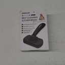 Swihauk Self Cleaning Slicker Brush for Dogs & Cats - Skin Friendly Deshedding and Grooming Brush for Haired Pets, Pet Supplies Accessory, Black