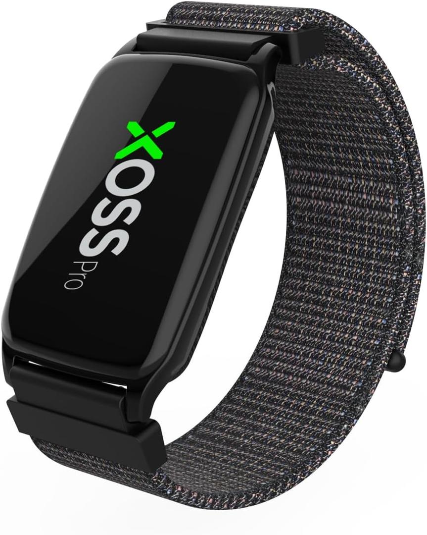 XOSS BBP Heart Rate Monitor Armband with Bluetooth5.0 & ANT+, IPX68 Waterproof & Rechargeable 60Hour Battery Life Monitor Watch for Exercise