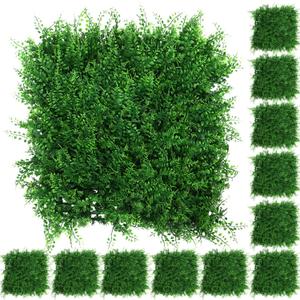 Houseables Grass Wall Panels, Greenery Wall, Greenery Backdrop, Grass Backdrop, Fern Panels, Artificial Green Decor, Faux Hedge, Fake Plant Squares, Leaf Tiles, Outdoor Living Decoration, 12x12, 12PK