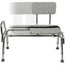 Amazon.com: DMI Tub Transfer Bench and Shower Chair with Non Slip Aluminum Body, FSA Eligible, Adjustable Seat Height and Cut Out Access, Holds Weight up to 400 Lbs, Bath and Shower Safety, Transfer Bench : Health & Household