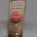 Jergens Natural Glow Self Tanner Body Lotion, Sunless Tanning, Medium to Deep Skin Tone, Daily Moisturizer with Coconut Oil, Vitamin E and Antioxidants, 7.5 Oz