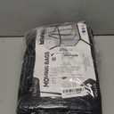 8 Pack Extra Large Heavy Duty Moving Bags, Black Storage Bins with Lids, Reinforced Handles & Heavy-Duty Zippers Moving Boxes Storage Bags Totes for Clothes Packing, Dorms, College Supplies, Black