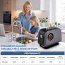 Whole House Water Pressure Booster Pump 80 PSI, 115V Automatic Penmanent Mangnet Motor Constant Pressure 1200GPH,Constant Pressure, Integrated Design, Self-Priming, Pressure Boosting Pump